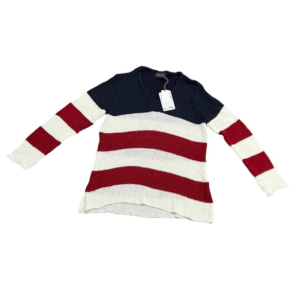 NWT$135 wooden ships Paola Buenda Americana Sweater - Picture 2 of 7